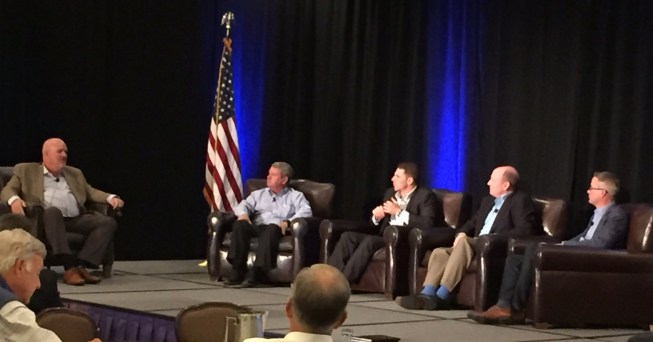 Panelists at the ProDealer Industry Summit in Phoenix on Oct. 18, 2017.