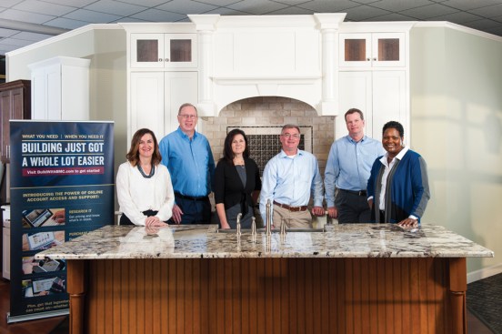 From left: Giana Noonan, Director, Digital Strategy and Market Research; Mike Burns, manager, IT Business Analysis and Project Management; Lisa Hamblet, executive VP, eBusiness; Daryl Emig, VP, Information Technology; Larry Wadsworth, general manager, South Carolina; and Denise Taylor, senior director, eCommerce.