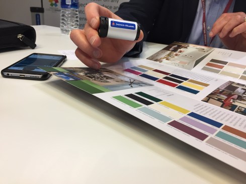Sherwin-Williams has added a technological edge to the paint-matching process with the ColorSnap Match smart device app