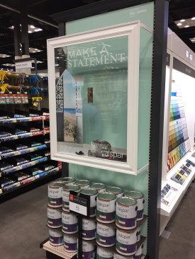 Here's how the same Color Bar display looks with a different color backdrop.