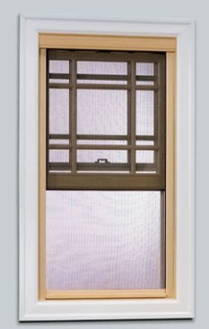 Custom Wood windows are available with the convenience of integrated, factory-installed Phantom retractable screens, which slide into place or retract out of sight. Screen covers and handles match windows' wood species. Fiberglass mesh screens are coated with PVC for ventilation and durability and resist impact, sagging, and tearing, the maker says. This feature comes in casement, double-hung, and awning styles. 800.877.9482.
