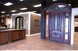 Showroom reception area