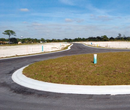 STANDSTILL: Partially completed housing developments, such as this one in Lehigh Acres, Fla., have devastated south Florida's building material suppliers. Some of the nation's biggest LBM operations have pulled out of the area. Local dealers are making drastic changes and, so far, are surviving.