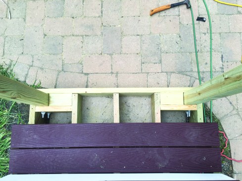 Remember that blocking installed on the flat should be protected from water intrusion with a peel-and-stick flashing membrane.