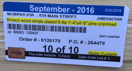 Tag for special orders