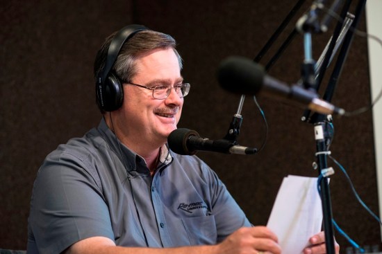 Don Magruder both writes and hosts his weekly radio show, the corrnerstone of his marketing plan.