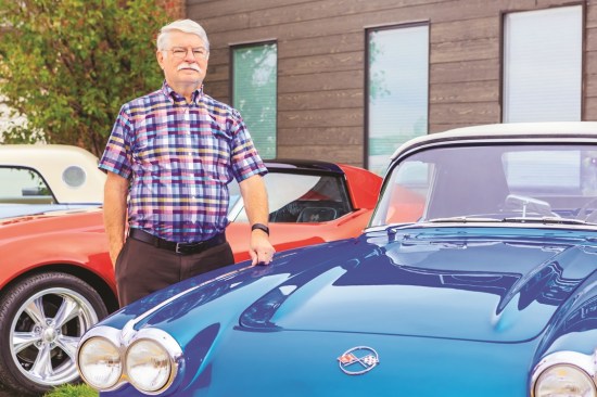 Working in an auto body shop, Robinson not only learned a new business, he was able to restore a number of classic cars.