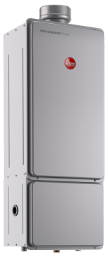 Rheem introduced a Mid-Efficiency Indoor Tankless Gas Water Heater with Built-In Recirculation