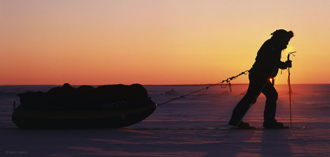Polar explorer Ben Saunders