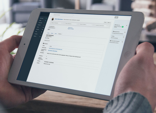Stock Systems software as shown on an iPad