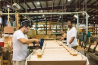 Adding Value: Robert Bowden Inc. uses construction services as a key differentiator in the hotly competitive Atlanta market. Above: Saul Flores, Miguel Dela Rosa, and Victor Wilcher build stairs.