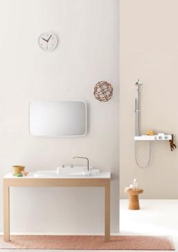The Axor Bouroullec bathroom collection by Hansgrohe gives designers 70 faucets, washbasins, bathtubs, shower parts, and accessories with which to create a custom space, and includes a 3-D online viewing platform. 770.360.9880.  www.hansgrohe-usa.com.