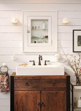 Rejuvenation's new porcelain light fixtures--Hawkins, Hardy, Hazel, Haines, and Hannah (shown)-- emulate a 1930s style and are available in glossy white, black, and gray finishes. The collection includes four ceiling fixtures and a wall bracket. 888.401.1900. www.rejuvenation.com.