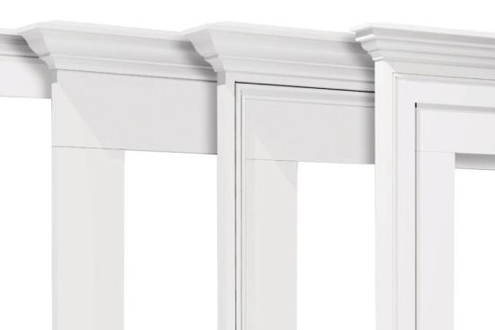 Architect-friendly: Royal designed its 100%-PVC Envelop profiles for exterior windows with help from architect Marianne Cusato. John Dybsky, Royal's chief marketing officer, says the company was looking for an "affordable, architecturally attractive, low-maintenance window design system," to boost residential curb appeal.