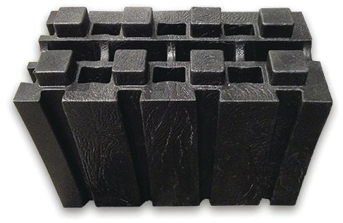 Lok-N-Blok’s 12-inch composite blocks can be cut into 3-inch increments and stacked Lego-style to replace 2-by-4s and insulation in exterior-wall construction. The blocks accept nails, screws, and adhesives, and are routed for plumbing and wiring. Read more about how this new material could change industry best practices at ProSalesMagazine.com. Lok-N-Blok, www.lok-n-blok.com; 270.908.0286.