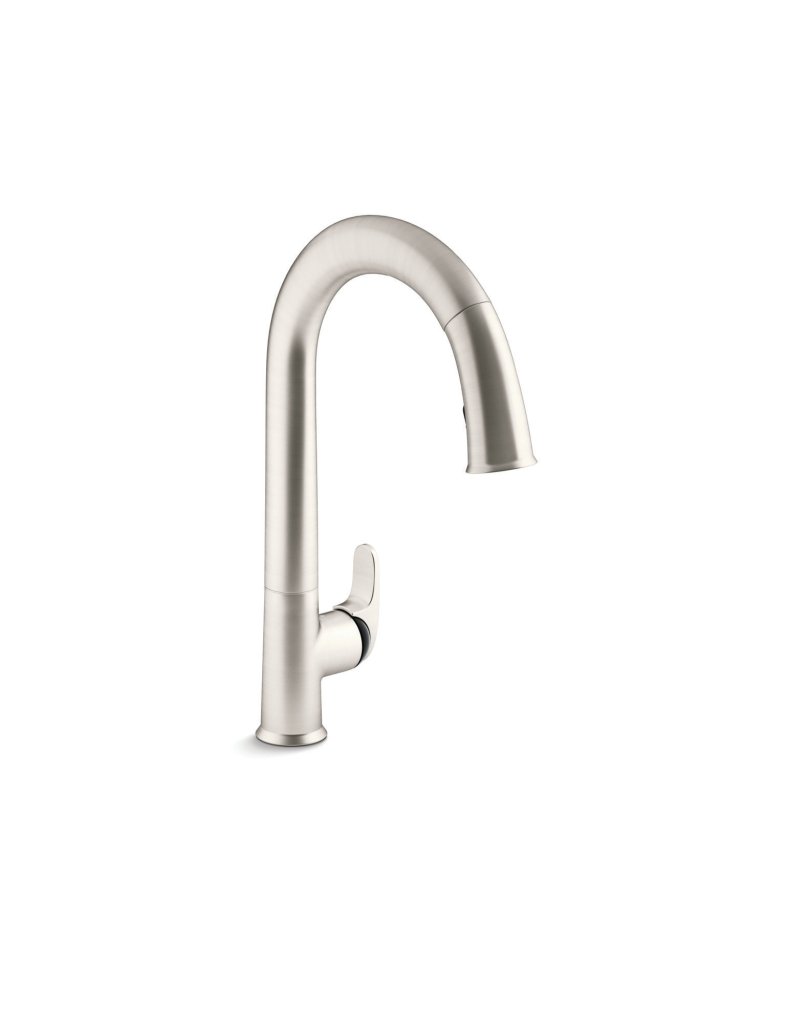 Kohler fitted the bottom of its new Sensate faucet with a sensor to detect when hands or objects are placed underneath it or removed and turns the water on or off in less than one-half second. The faucet’s sleek design allows its handle to serve as both an adjustable water-temperature control and a handle for manually operating the faucet. Kohler, www.kohler.com; 920.803.3927.