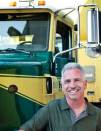 Larry Almaas has driven for Huttig and its predecessor for 27 years. "I enjoy the customers, getting to know them," he says. "I also enjoy the freedom. Once I leave, I'm my own boss."