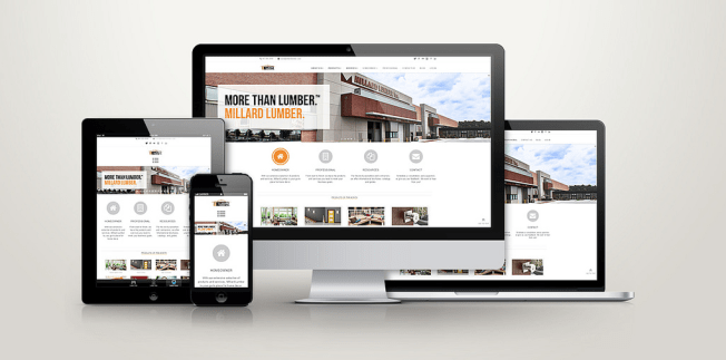 Responsive design principles helped the company create a site that works equally well on any device.