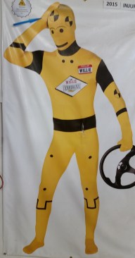 Franklin Building Supply safety mascot Willie Everlast
